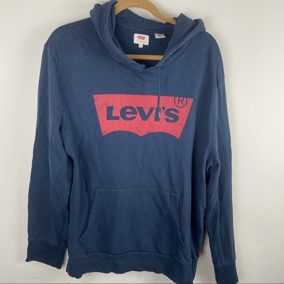 Levi's Other - Levi’s Navy Blue Basic Extra Large Hoodie